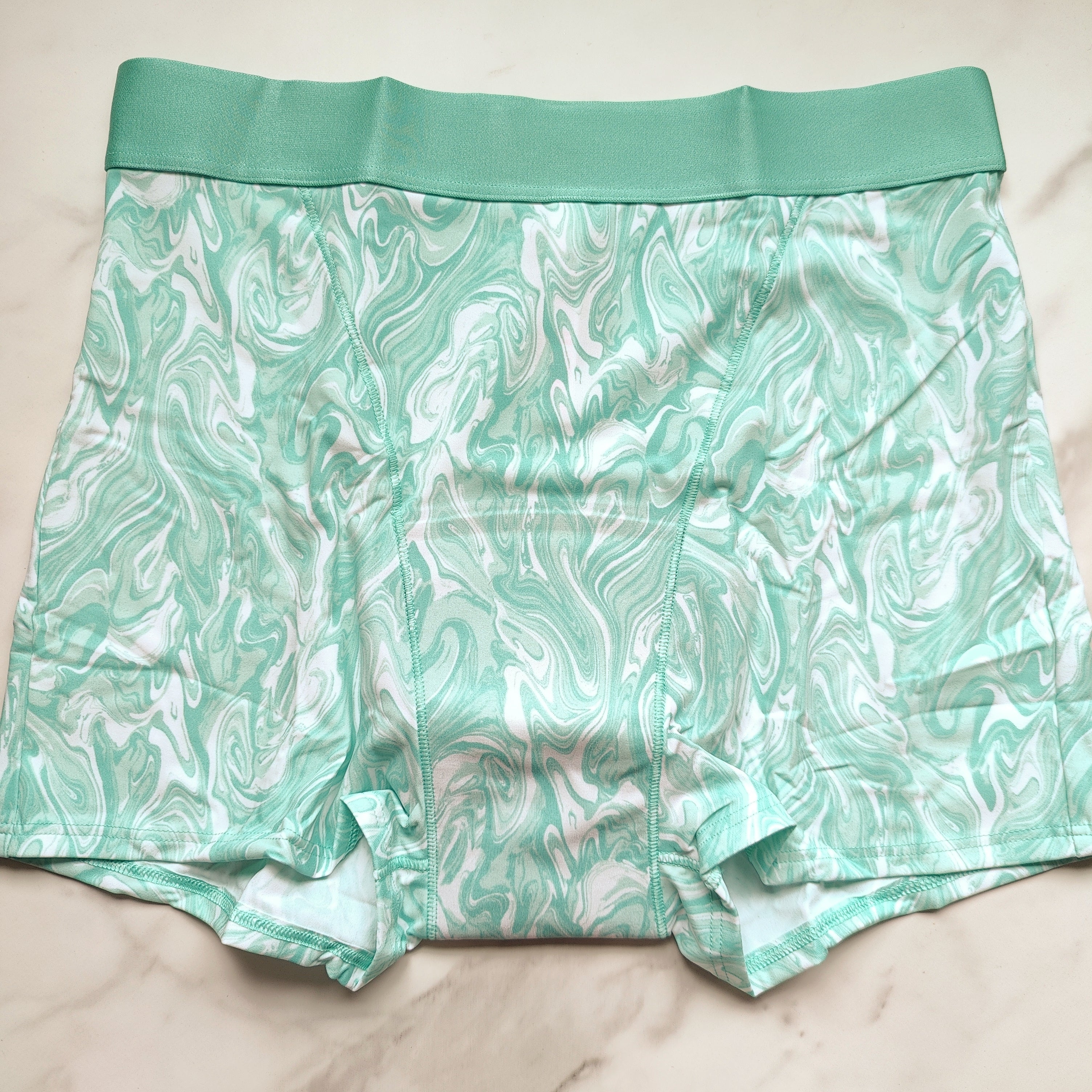 Solid Elastic Band Period Boyshort Panty