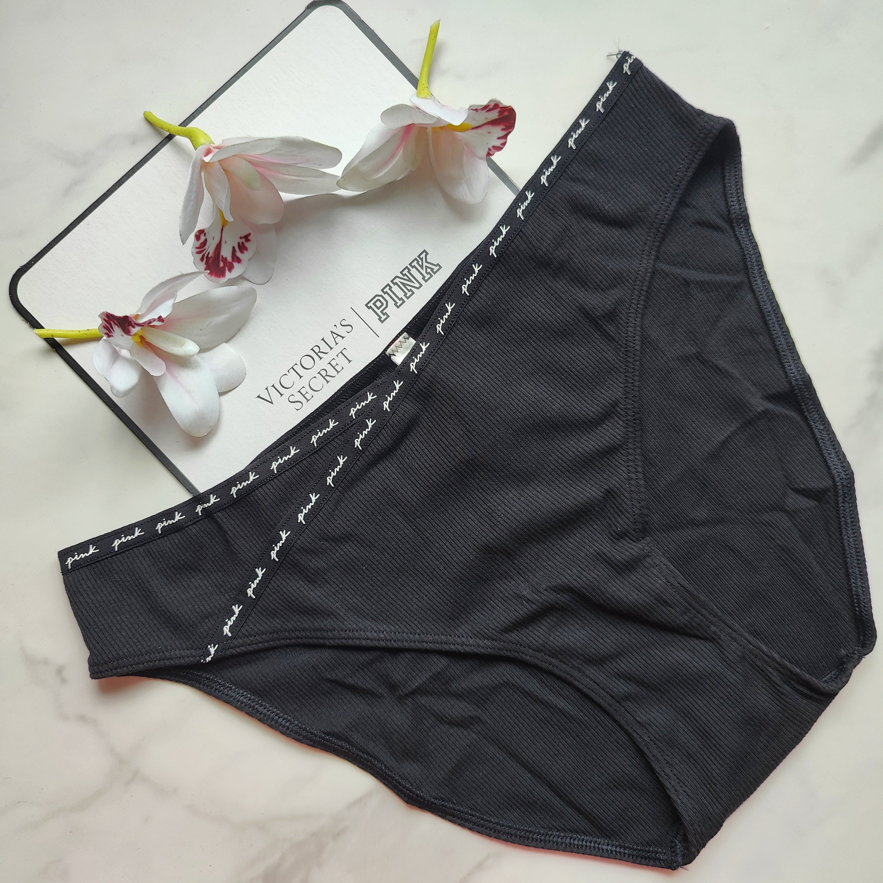 Rib Logo Cotton Bikini Panty
