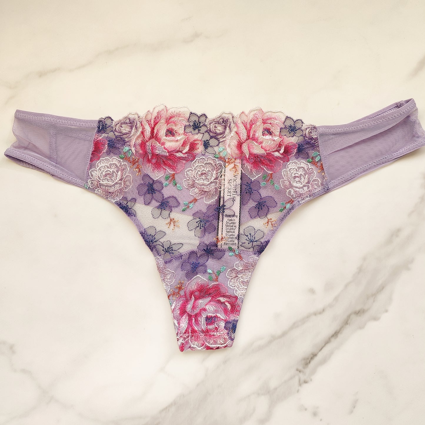 Dream Angels Floral Embroidery Thong Panty