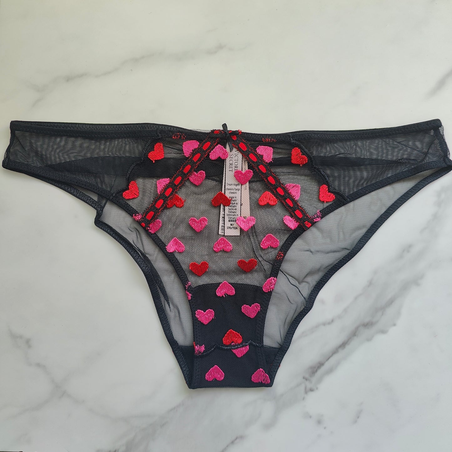 Dream Angels Heart Embroidery Cheekini Panty