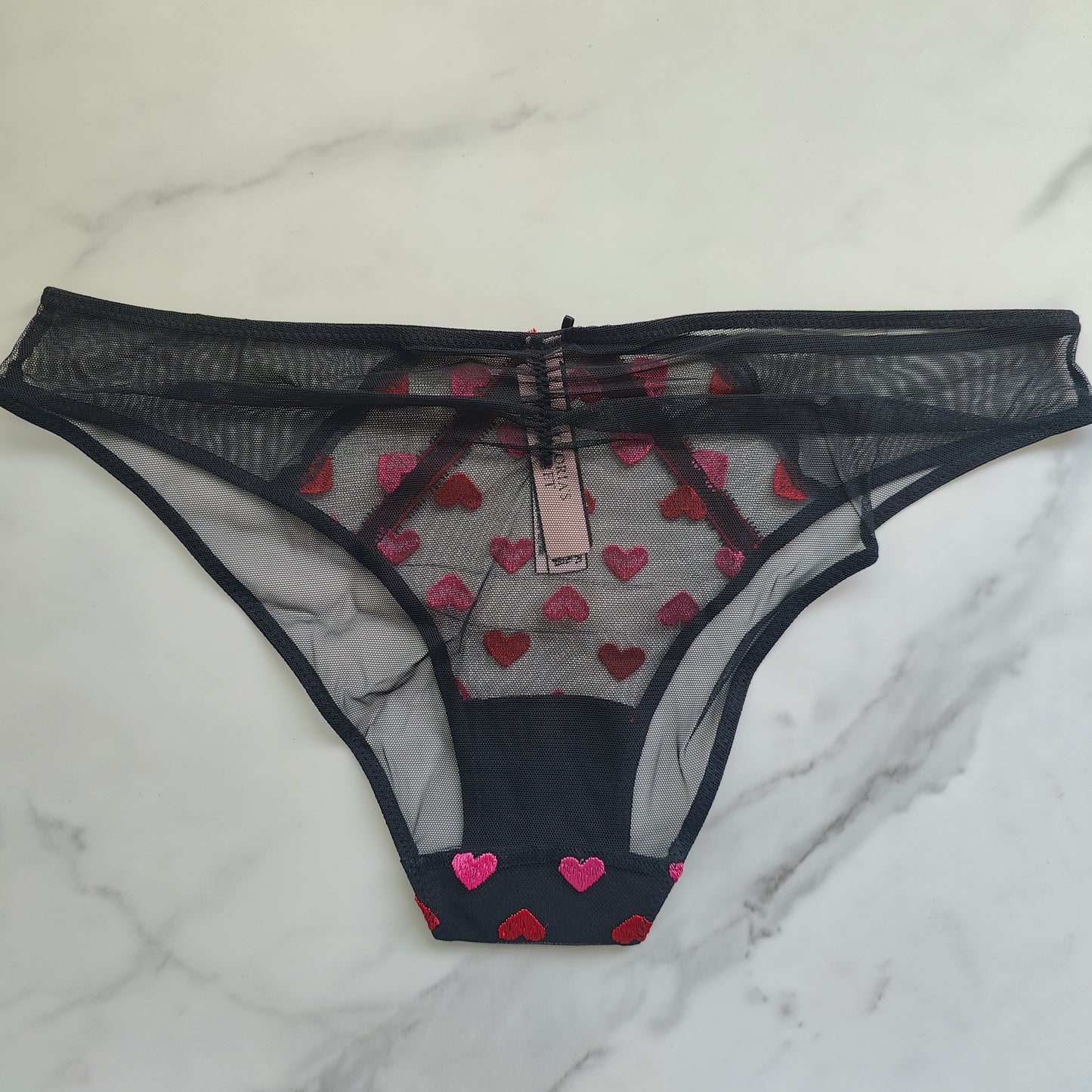 Dream Angels Heart Embroidery Cheekini Panty