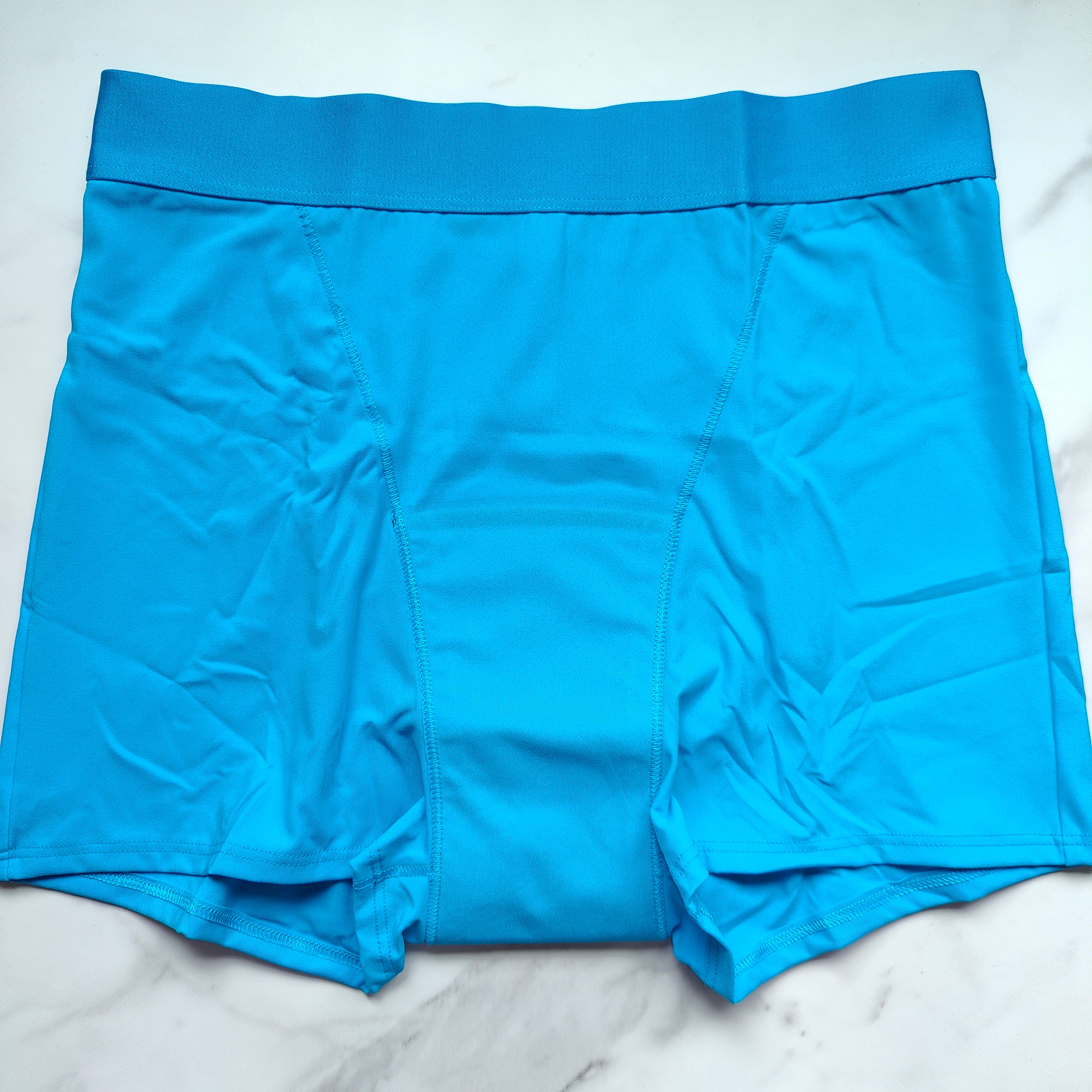 Solid Elastic Band Period Boyshort Panty
