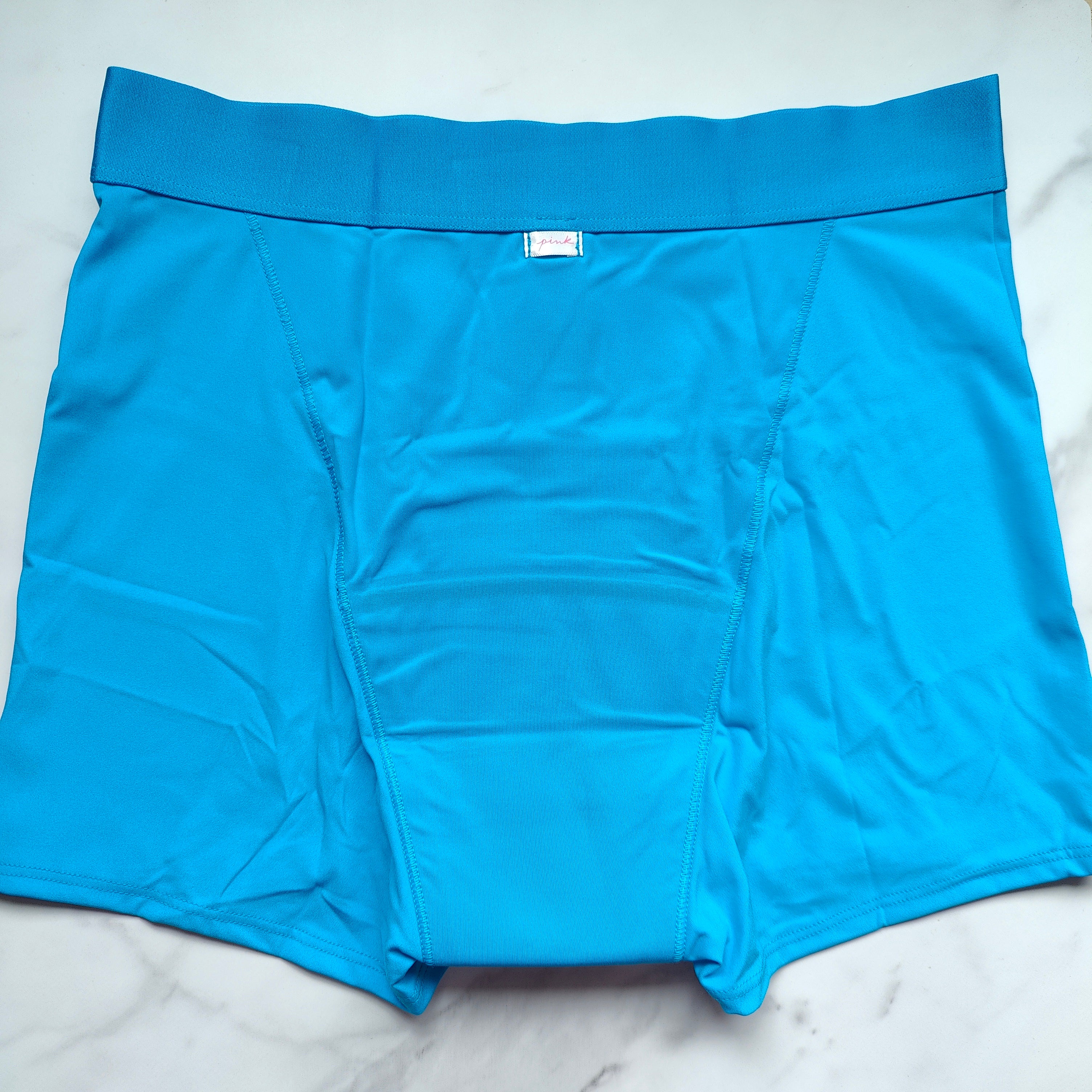 Solid Elastic Band Period Boyshort Panty