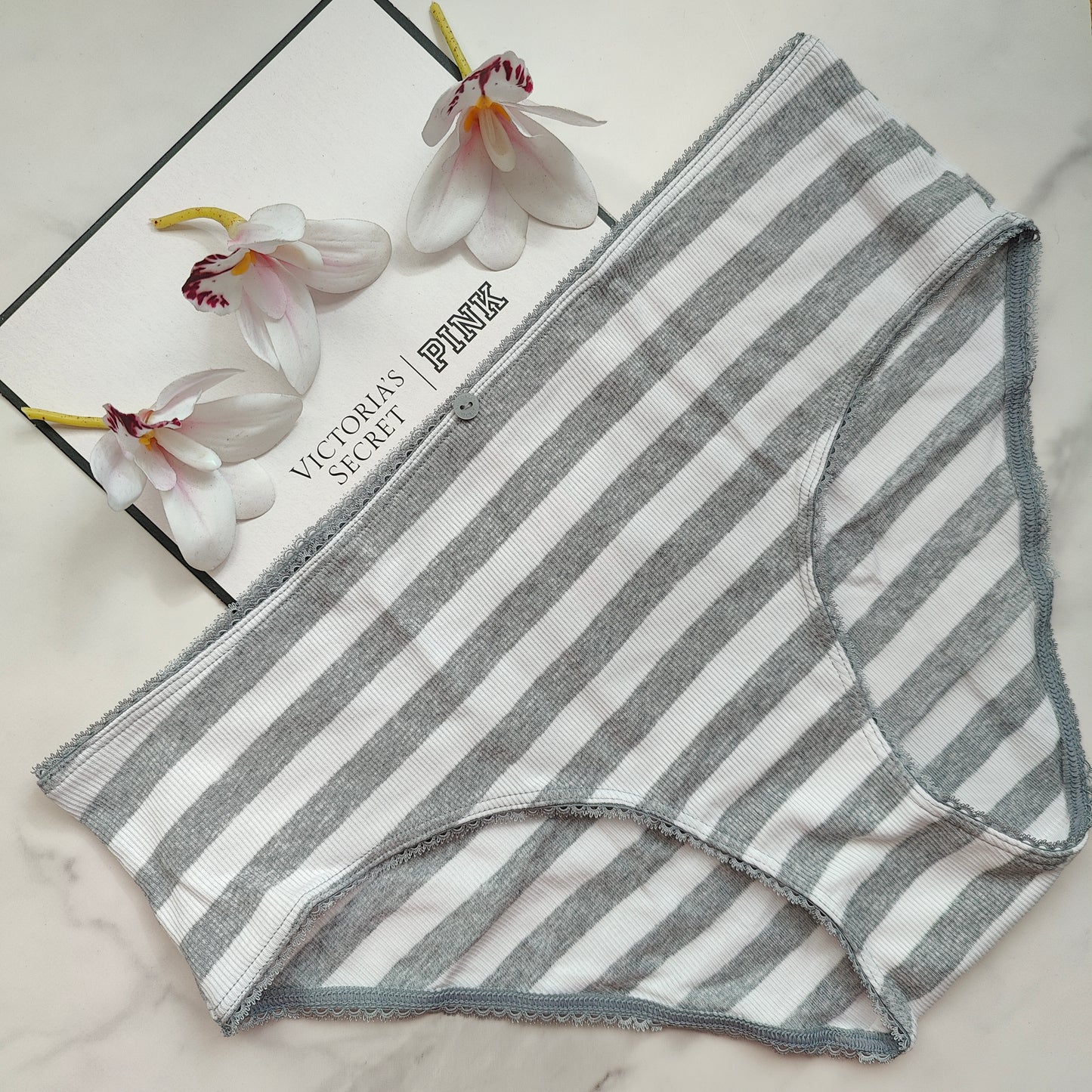 Ribbed Cotton Hiphugger Panty
