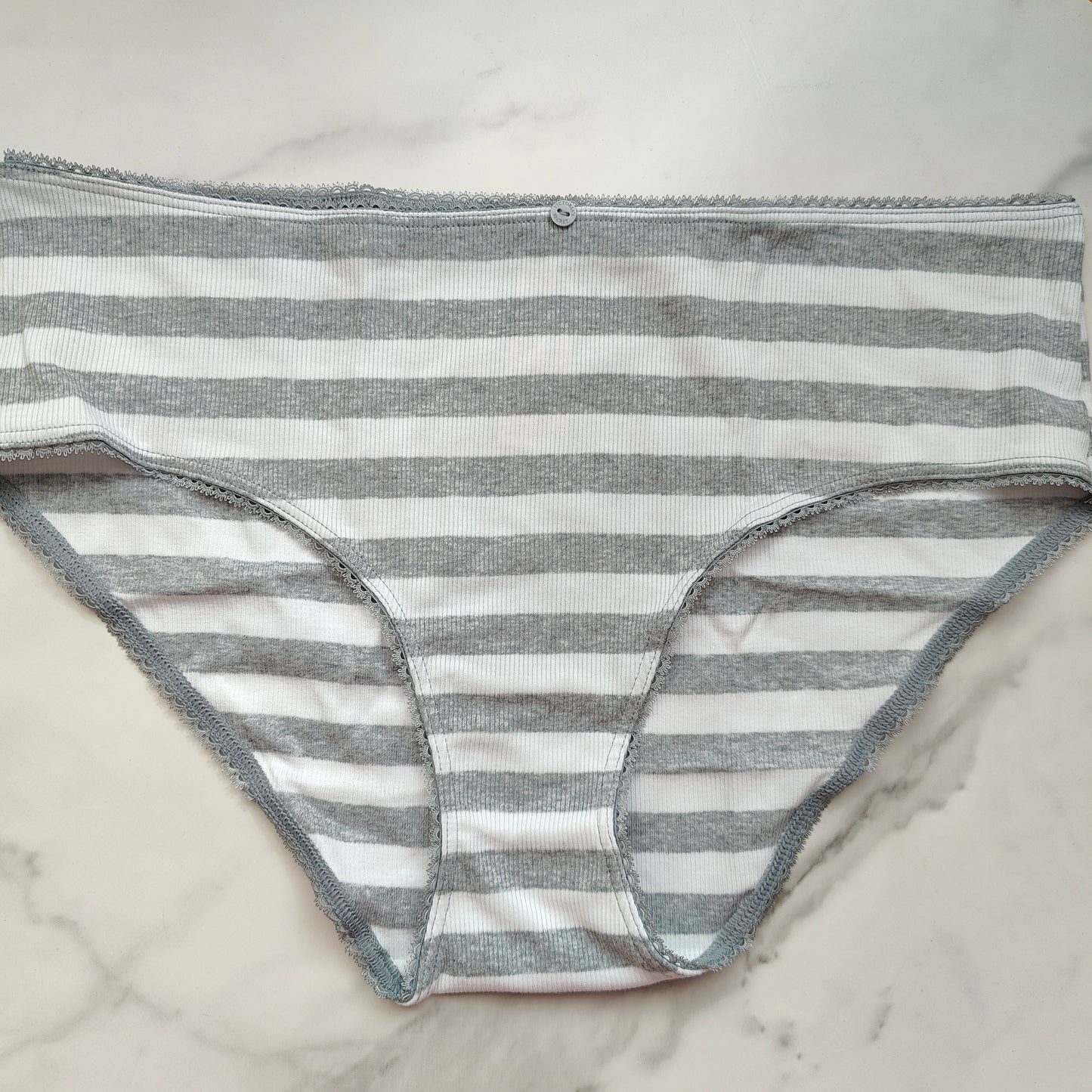 Ribbed Cotton Hiphugger Panty