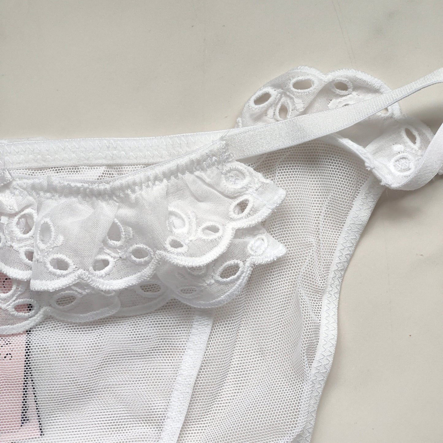 Dream Angels Eyelet Lace String Bikini Panty