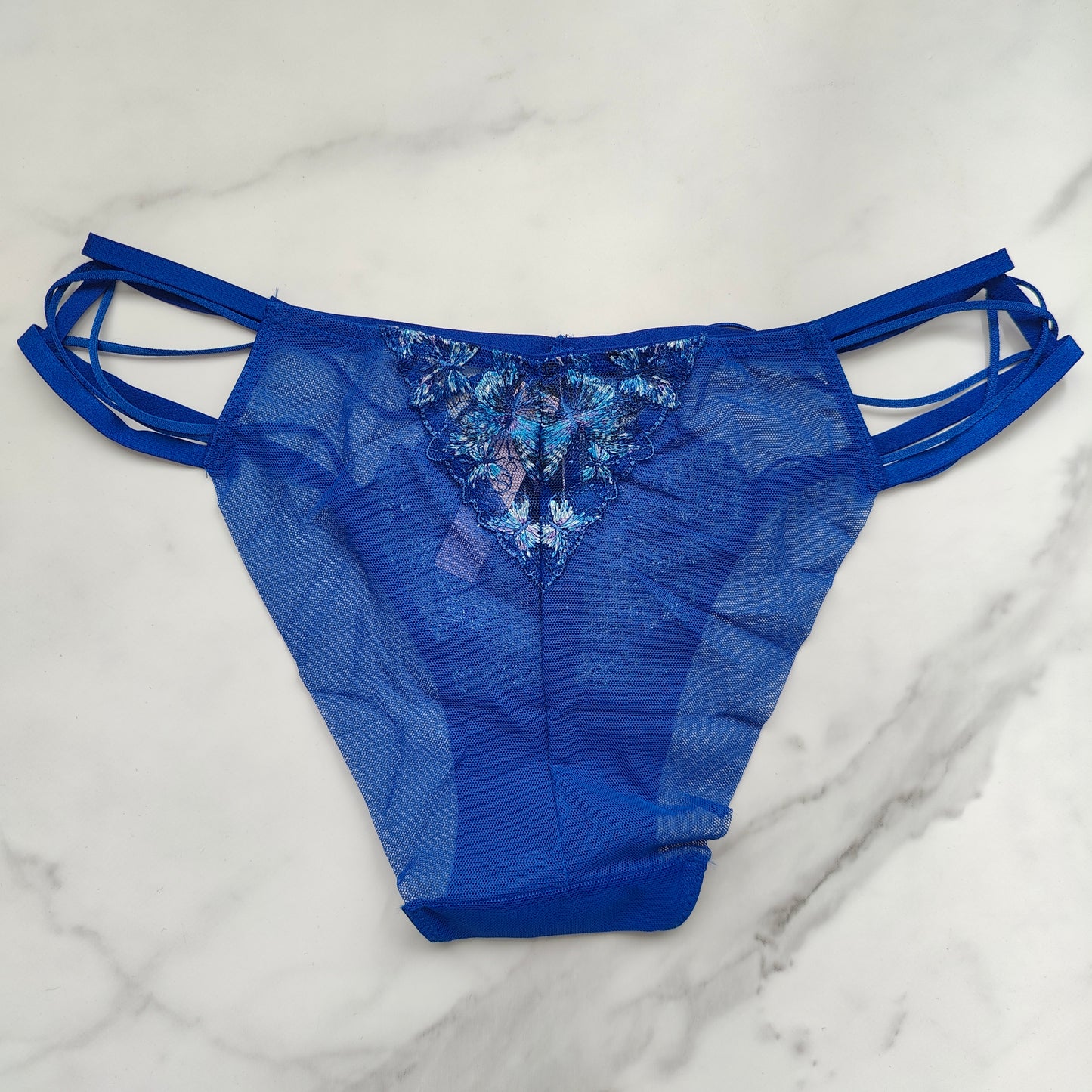 Very Sexy Butterfly Embroidery Strappy Bikini Panty