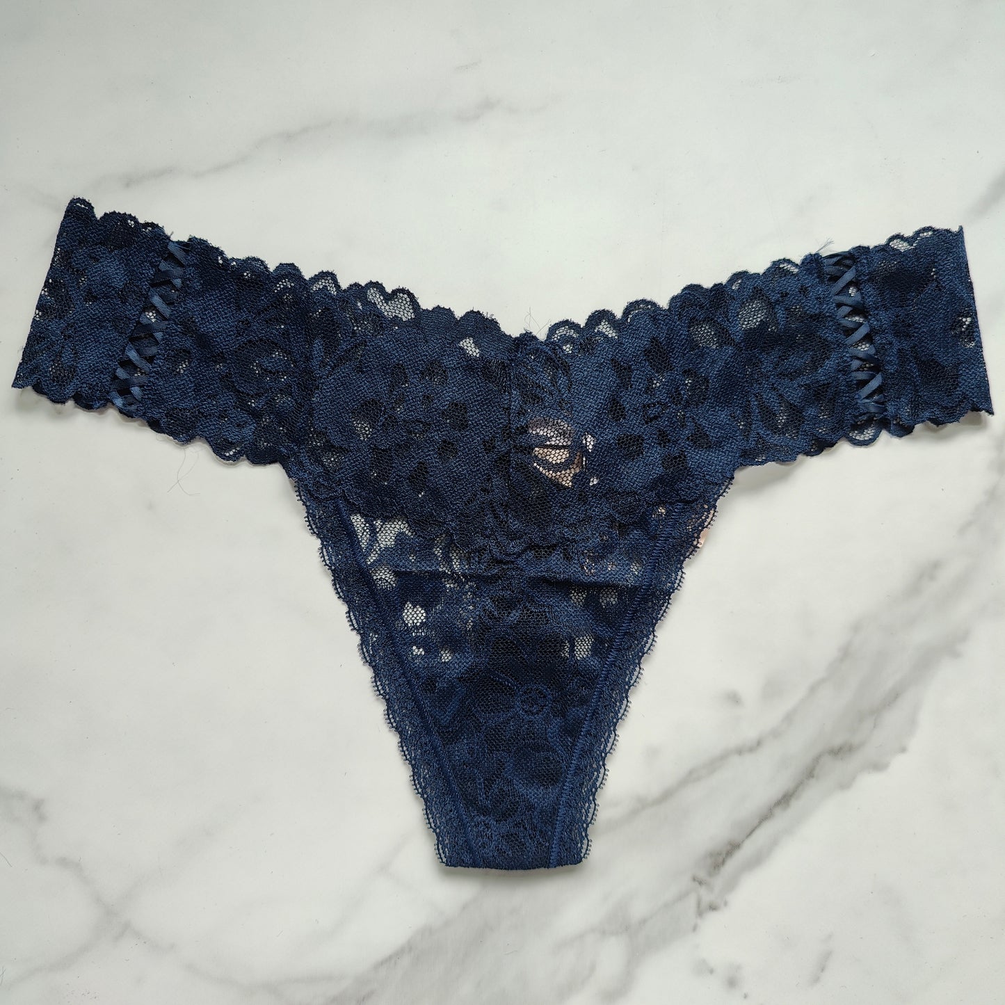 The Lacie Posey Lace Side Lace-Up Thong Panty
