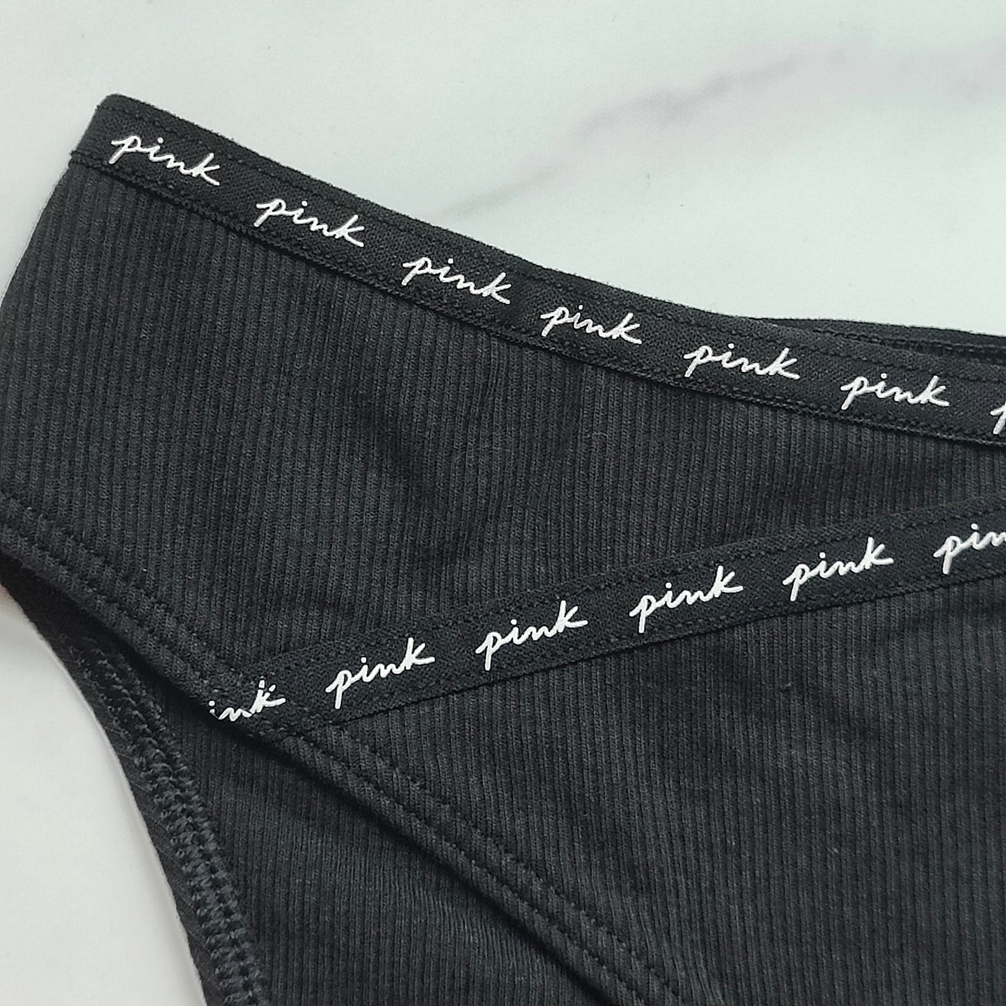 Rib Logo Cotton Bikini Panty