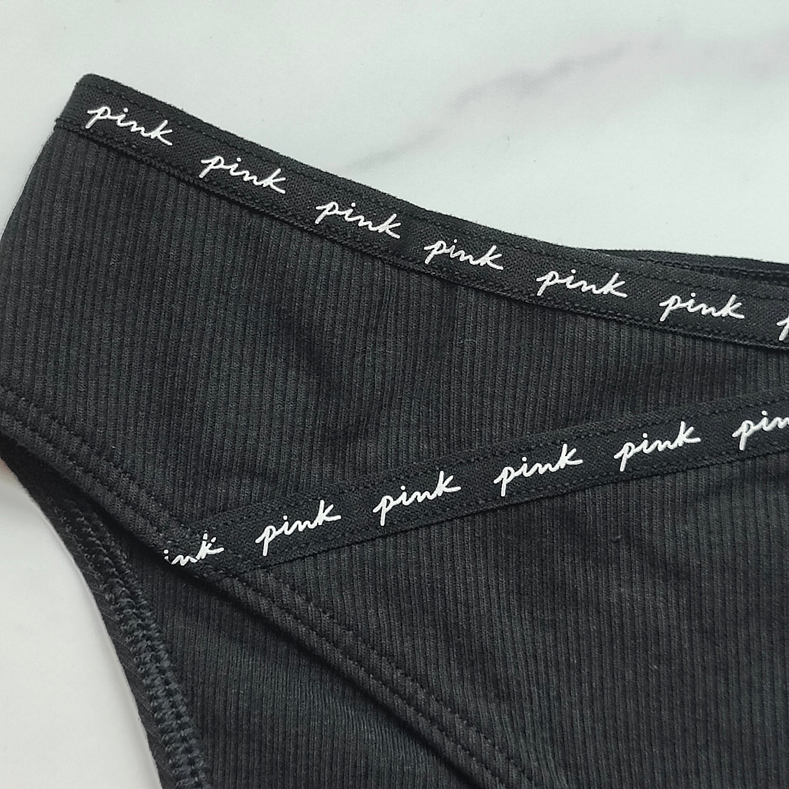 Rib Logo Cotton Bikini Panty