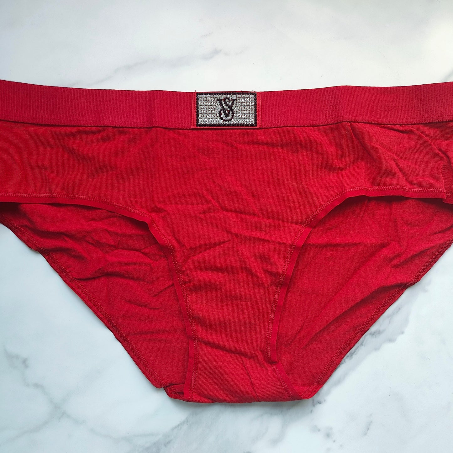 Shine Patch Cotton Hiphugger Panty
