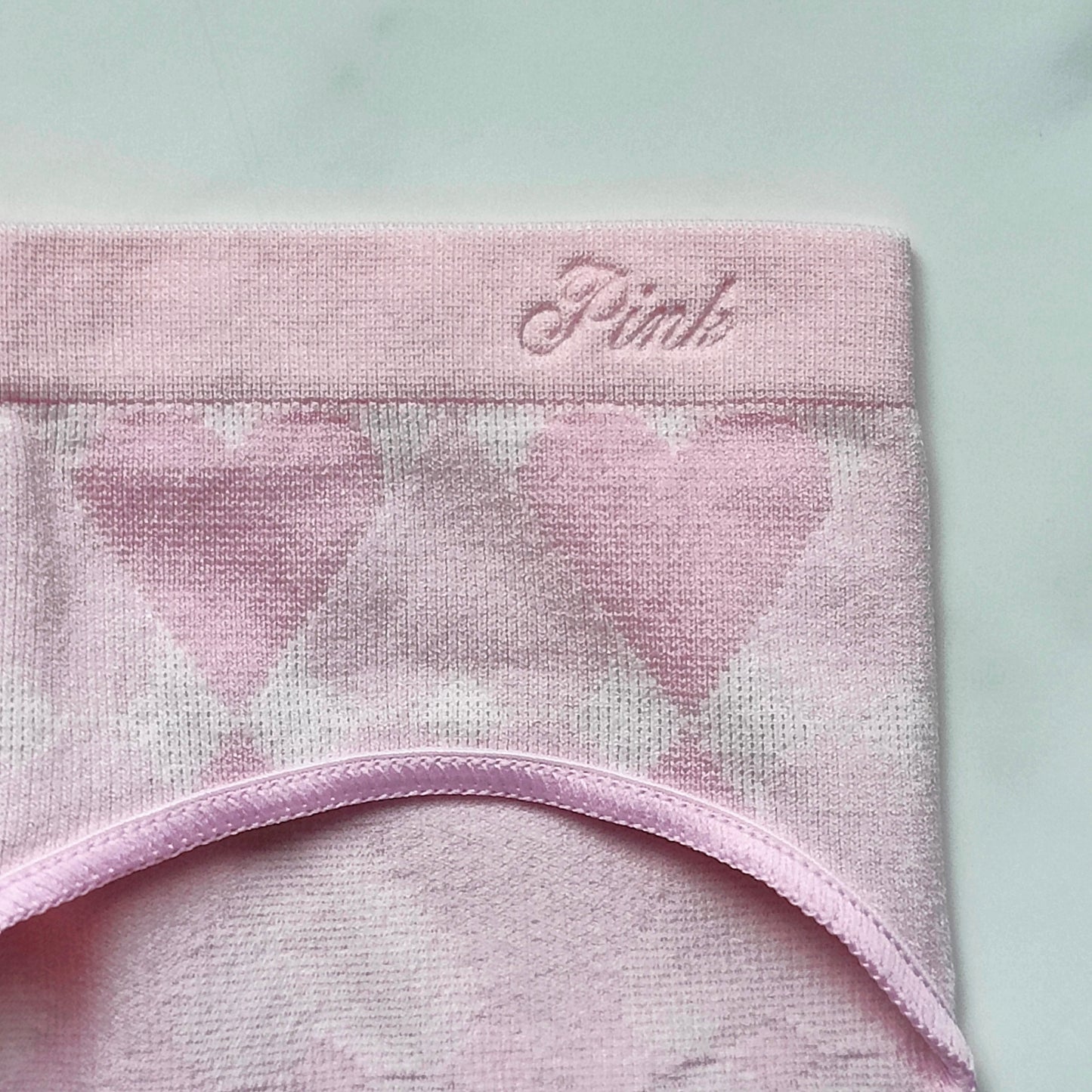 Heart Jacquard Seamless Bikini Panty