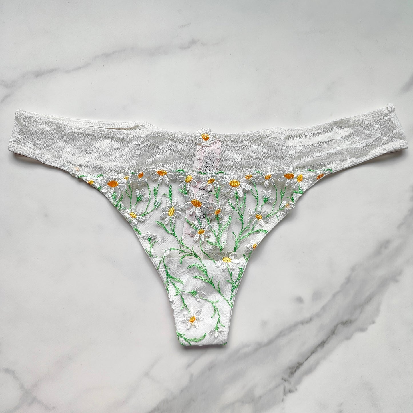 Dream Angels Daisy Chain Embroidery Thong Panty
