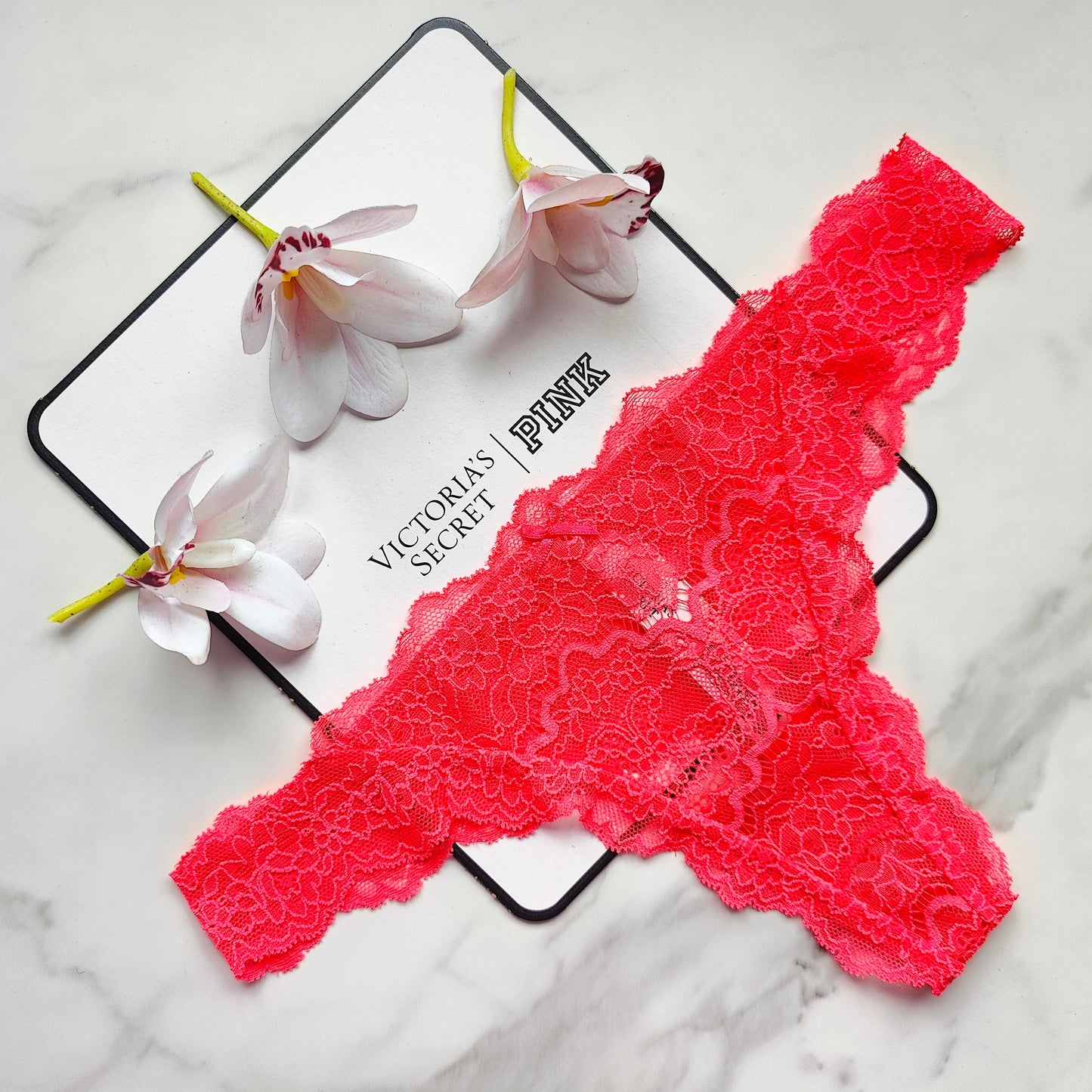 Dream Angels Lace Corded Thong Panty