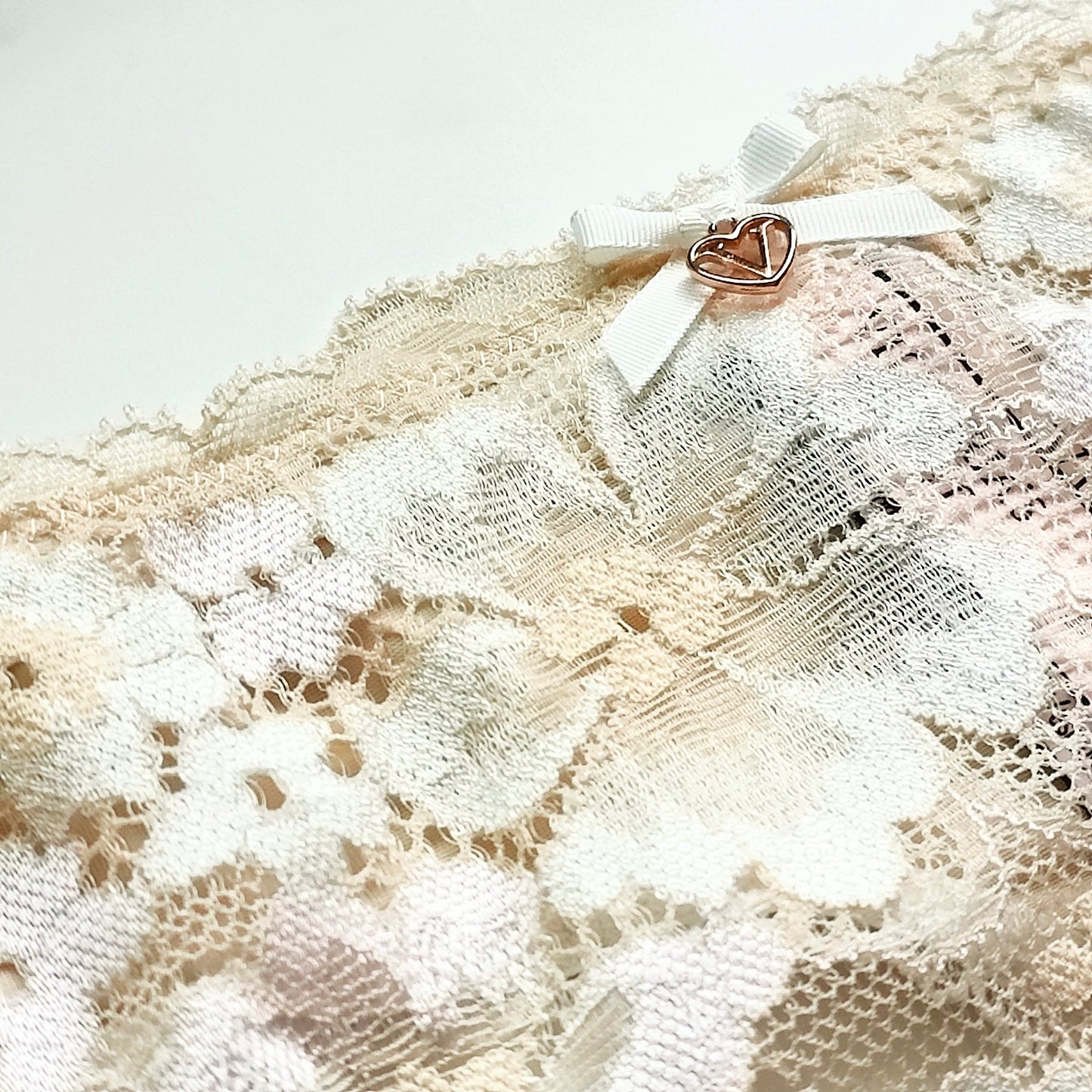 Body By Victoria Lace-Front Thong Panty