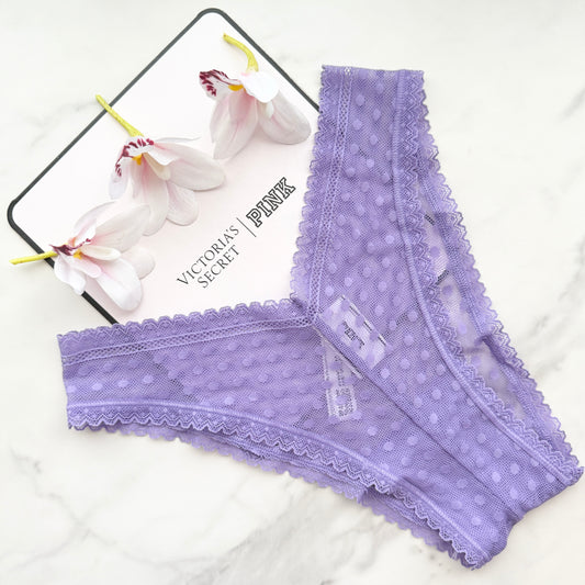Wink V-Front Dainty Dot Lace Brazilian Panty