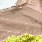 Very Sexy Mesh Lace-Trim High-Leg Cheeky Panty