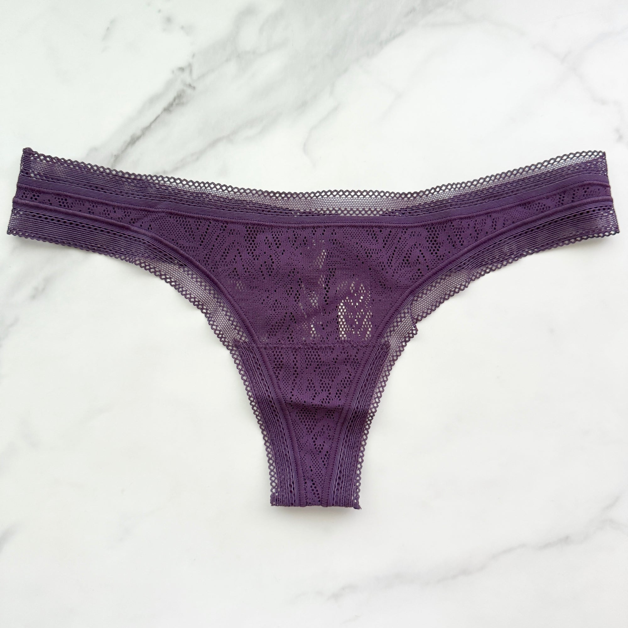 Stretch Lace Thong Panty
