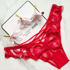 Dream Angels Tied-With-A-Bow Embroidery Brazilian Panty
