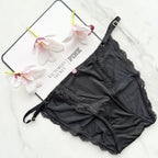 Dream Angels Lace-Trim Adjustable String Bikini Panty