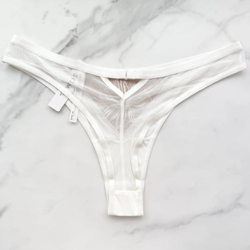Soma  Soma's Sexiest Framed Embroidery Tanga Panty 