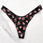 Very Sexy Smooth Micro High-Leg Thong Panty