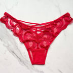 Dream Angels Tied-With-A-Bow Embroidery Brazilian Panty