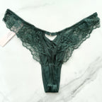 Very Sexy Rose Lace-Trim High-Leg Thong Panty