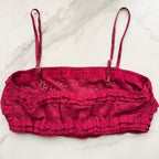 Anthropologie  LyreBird Ruffled Lace Bralette 