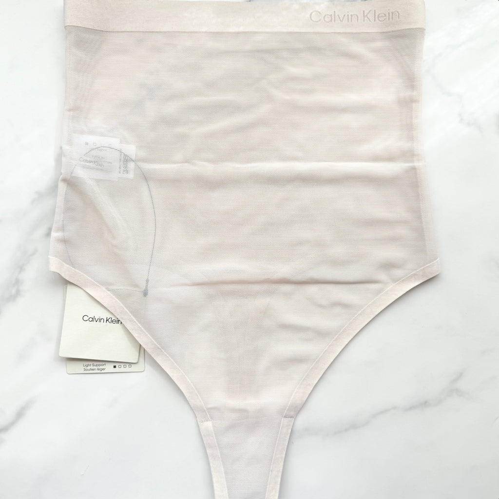 Minimalist Mesh High Waist Thong Panty