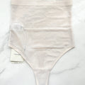 Minimalist Mesh High Waist Thong Panty