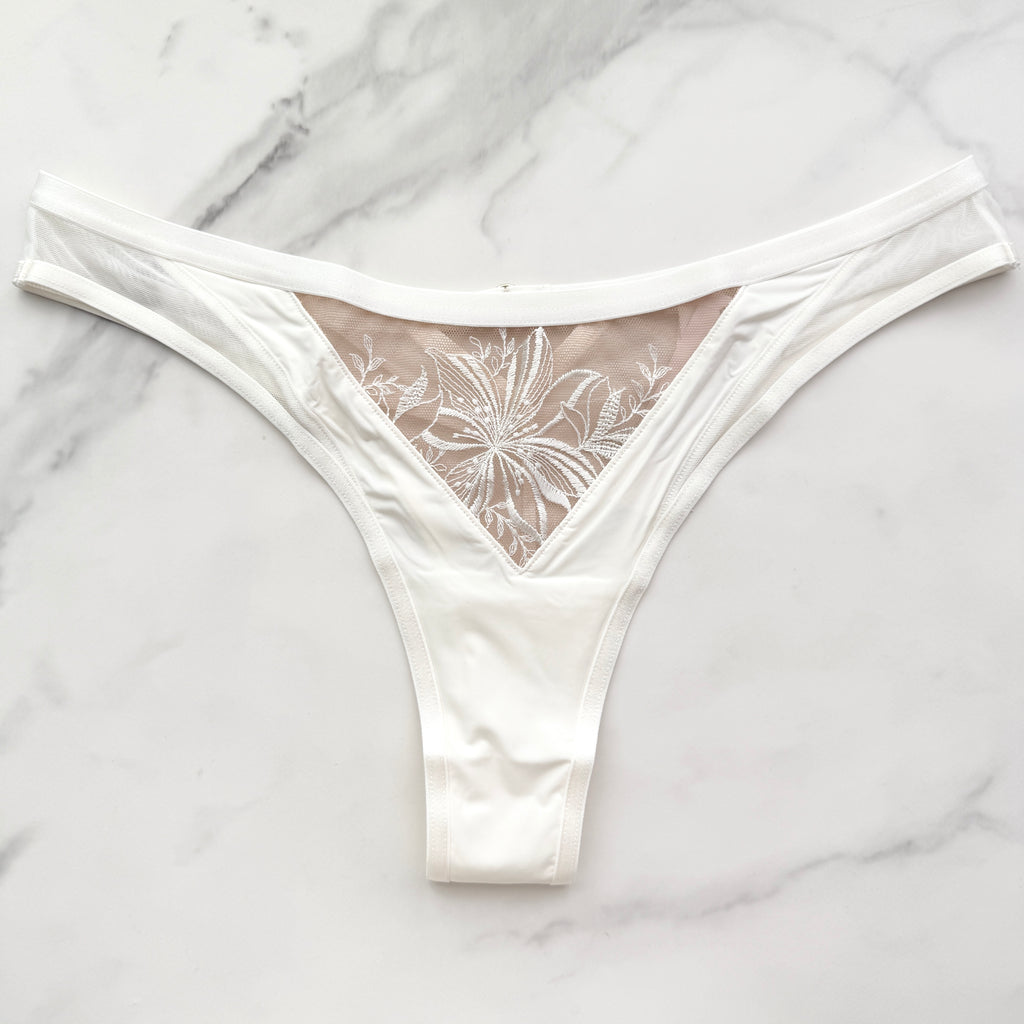 Soma  Soma's Sexiest Framed Embroidery Tanga Panty 