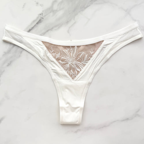 Soma  Soma's Sexiest Framed Embroidery Tanga Panty 