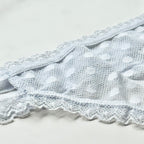 Wink Strappy Dainty Dot Lace Thong Panty