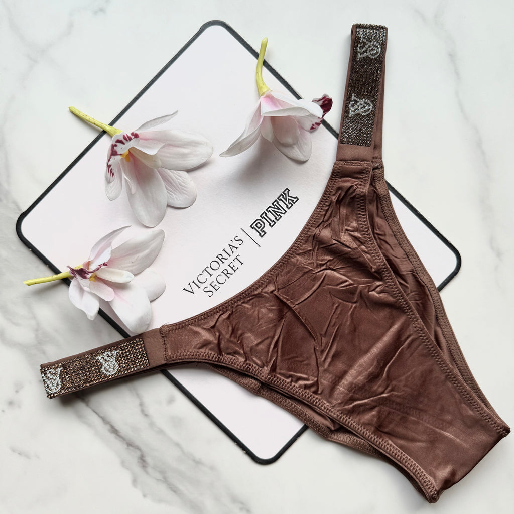 Very Sexy Smooth Shine Strap Brazilian Panty