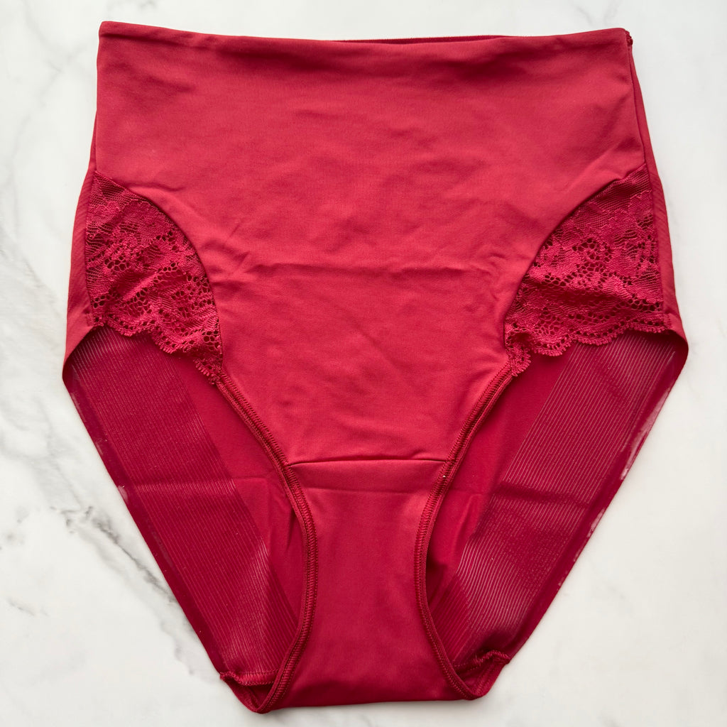 Vanishing Tummy With Lace High-Waist Brief Panty