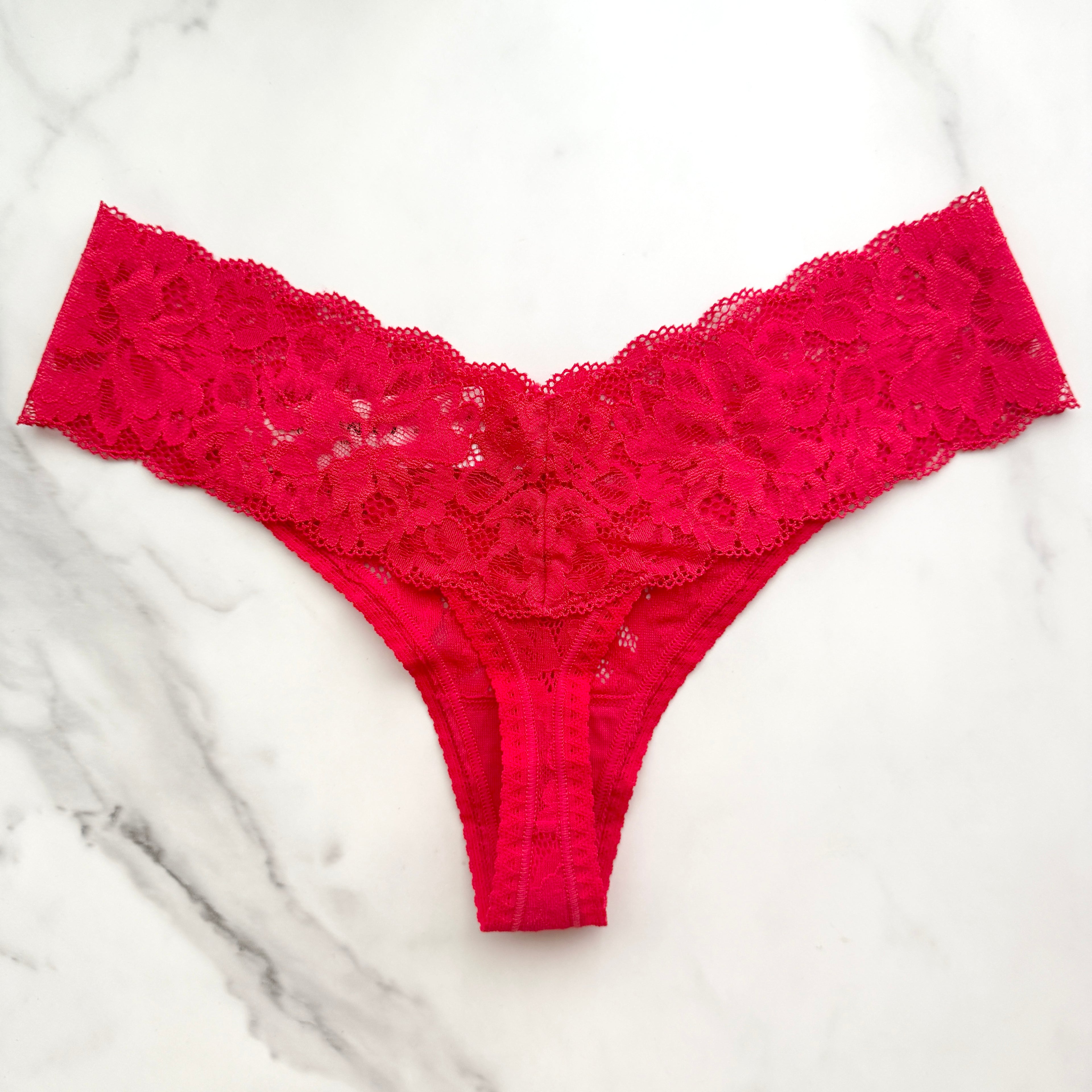 Embraceable Signature All-Over Lace Thong Panty