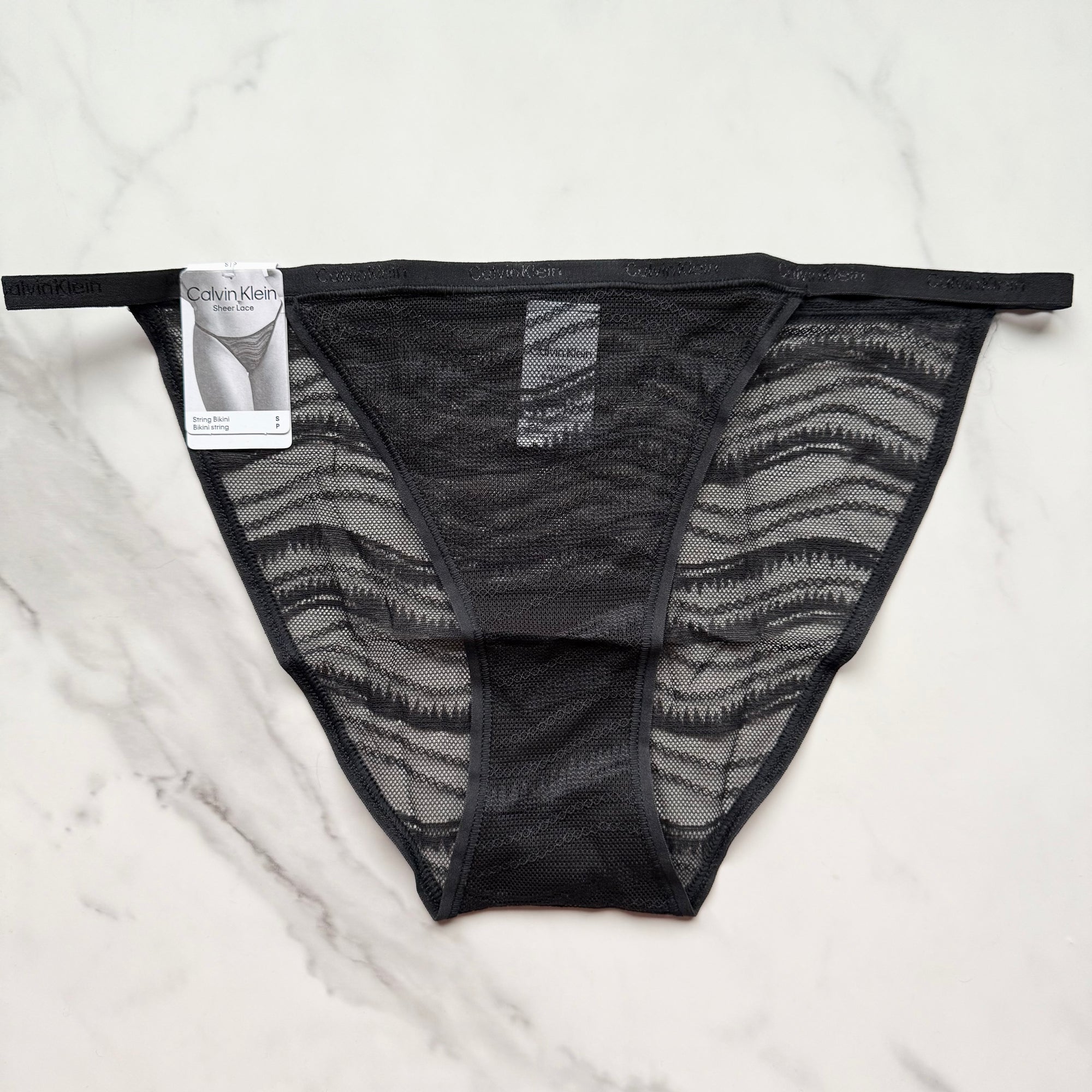Allover Lace String Bikini Panty