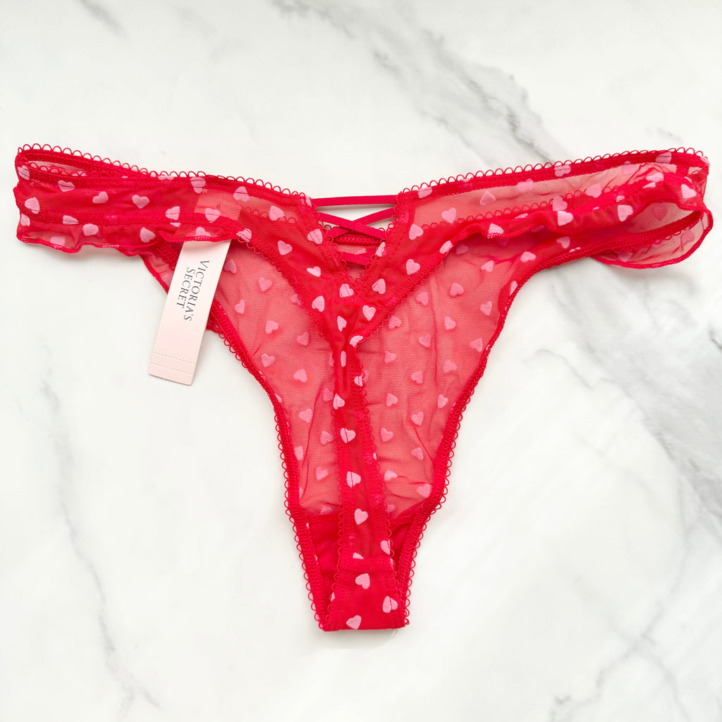 Victoria's Secret  Tease High-Leg Scoop Thong Panty 