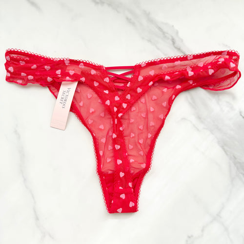 Tease High-Leg Scoop Thong Panty