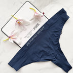 Seamless Solid Thong Panty