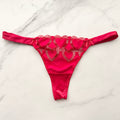 Dream Angels Heartbeat Embroidery Thong Panty