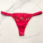 Dream Angels Heartbeat Embroidery Thong Panty