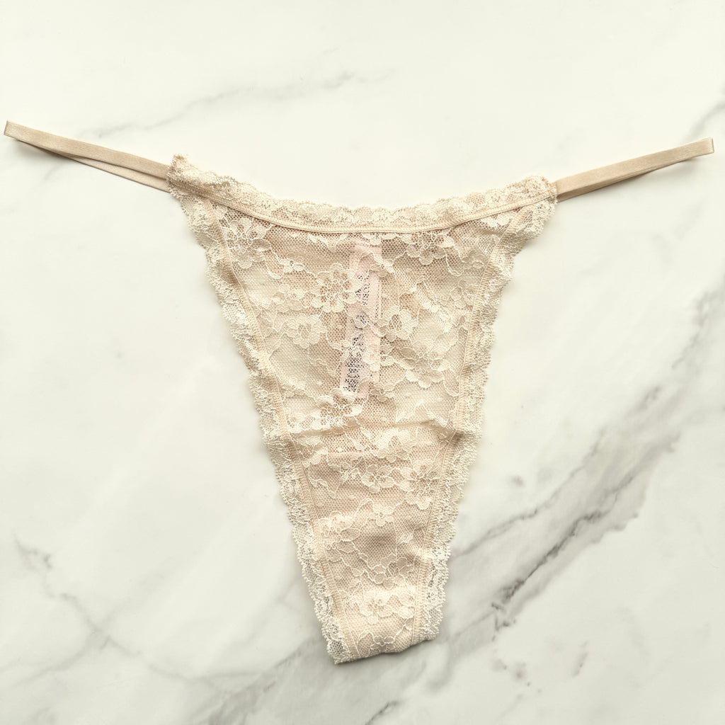 The Lacie Lace String Thong Panty