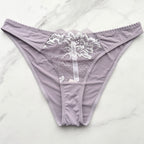 By Anthropologie Floral Lace Bikini Panty