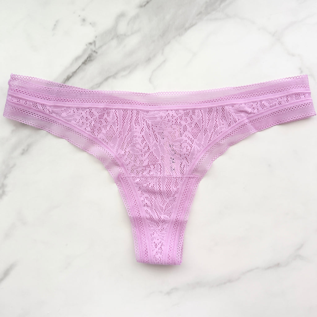 Stretch Lace Thong Panty