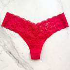 Embraceable Signature All-Over Lace Thong Panty