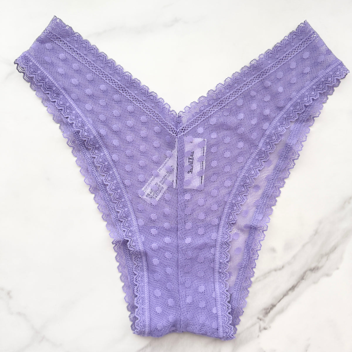 Wink V-Front Dainty Dot Lace Brazilian Panty