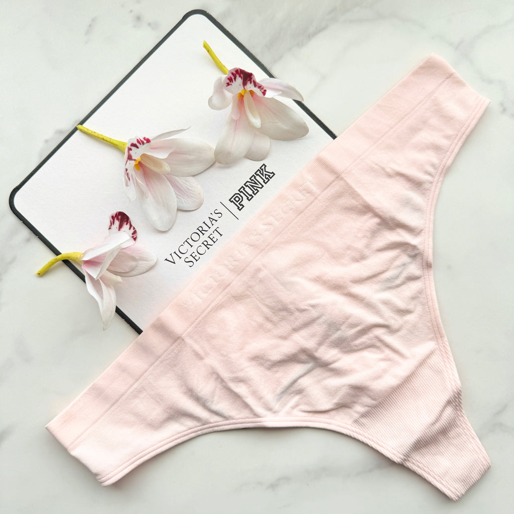 Seamless Solid Thong Panty