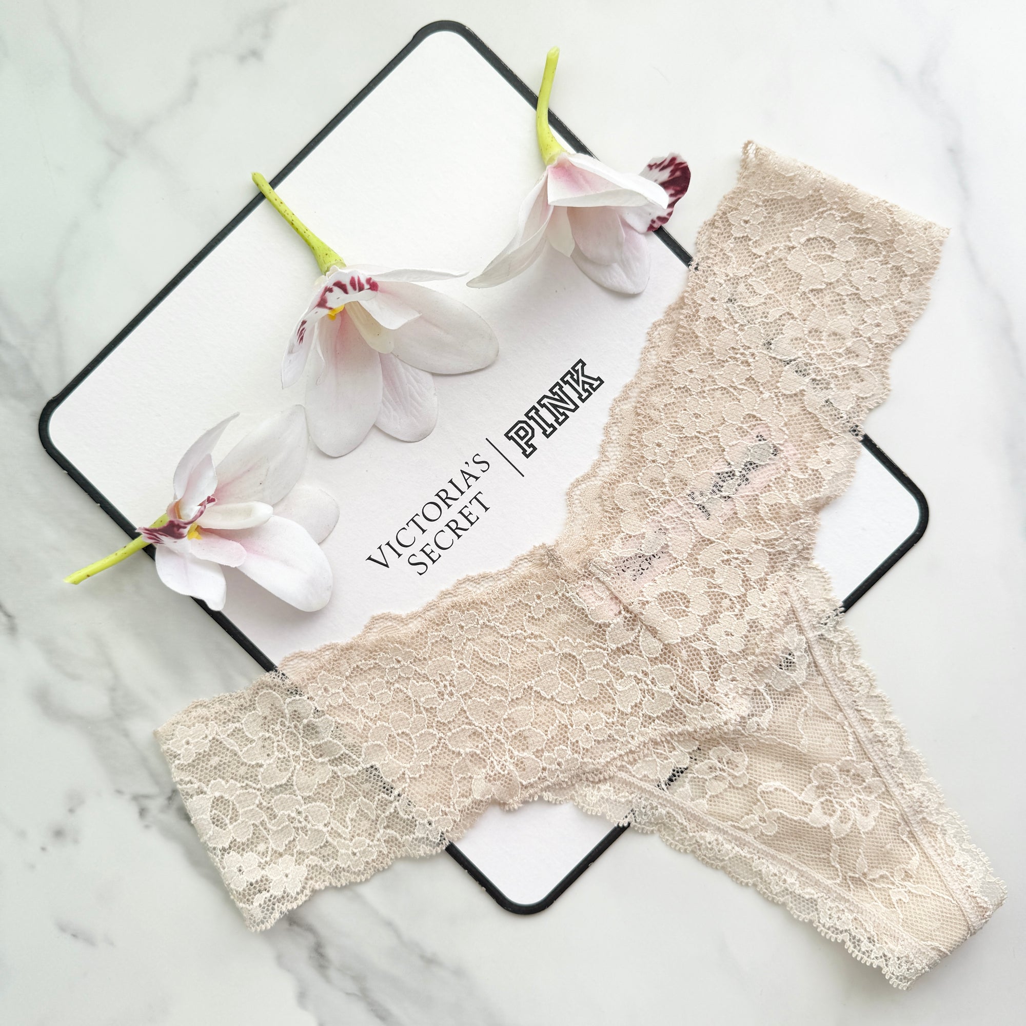 The Lacie Posey Lace Thong Panty